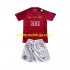 Camisola Manchester United Champion League 2007 Criança Equipamento Primeiro Manga Curta